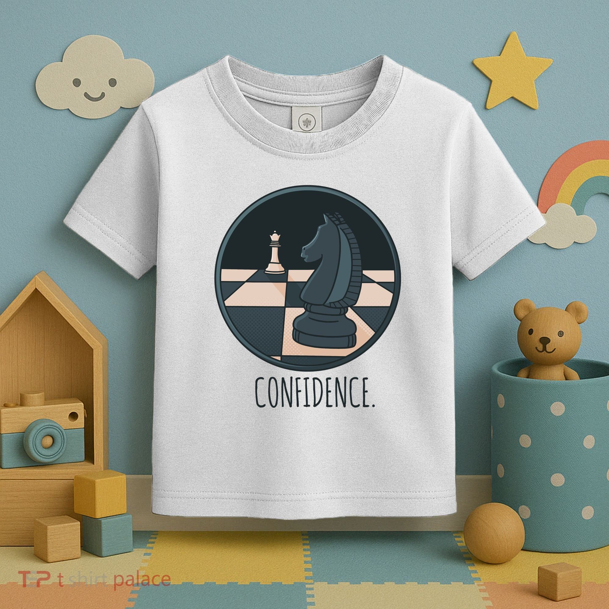 Confidence Chess Toddler T-Shirt