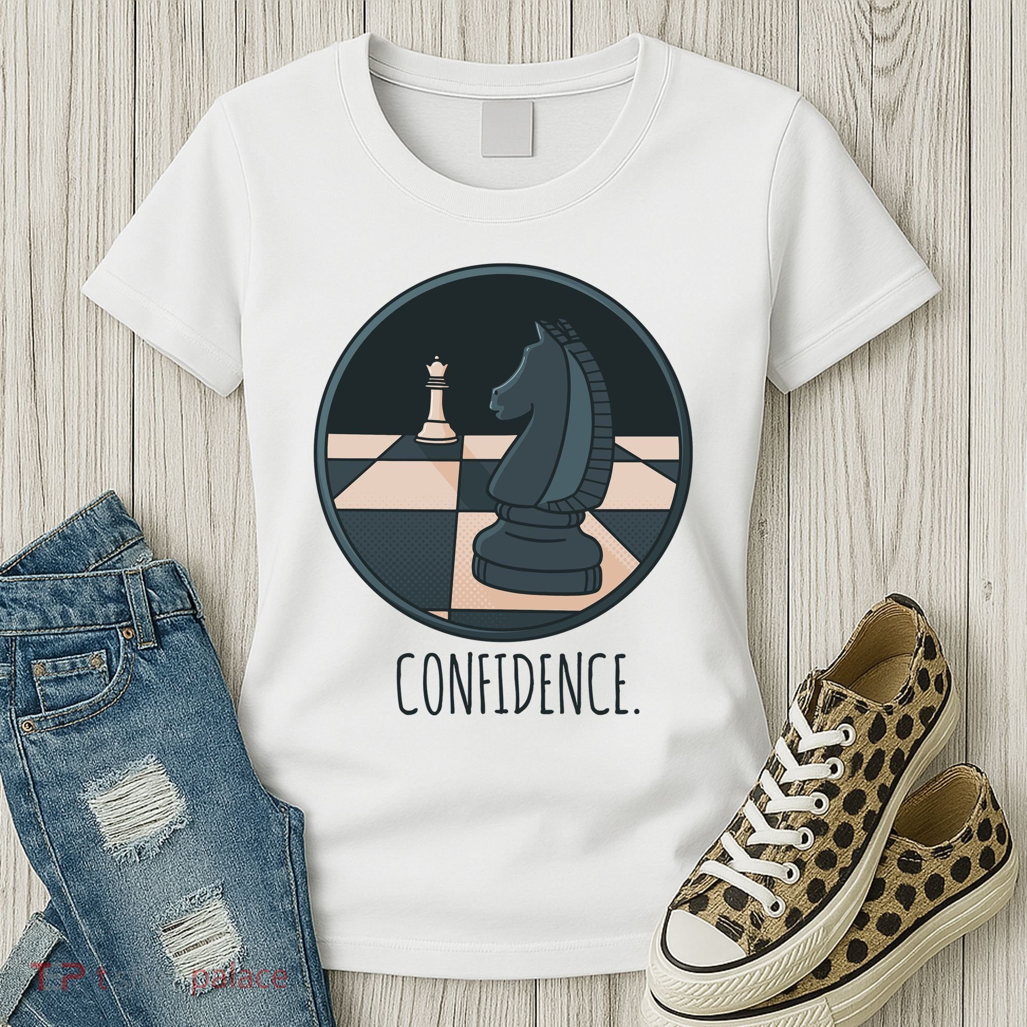 Confidence Chess Women's T-Shirt