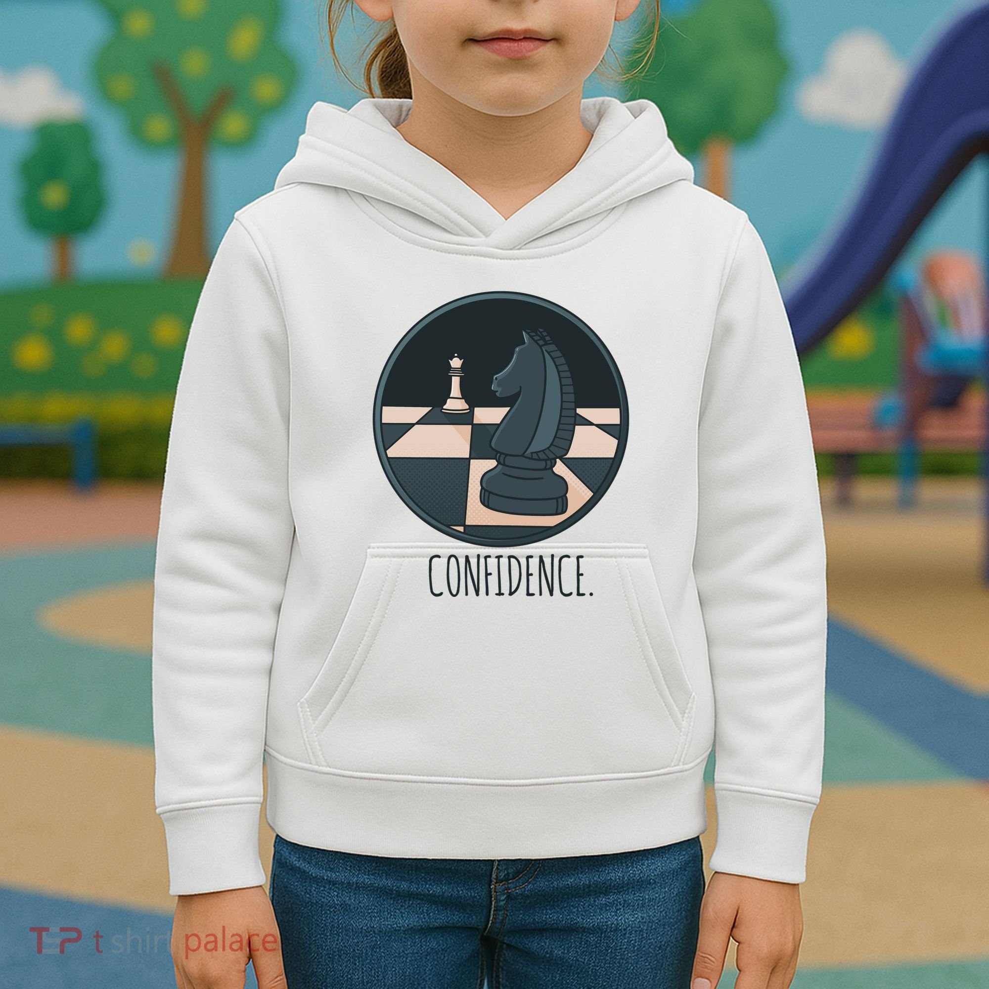 Confidence Chess Kids Hoodie