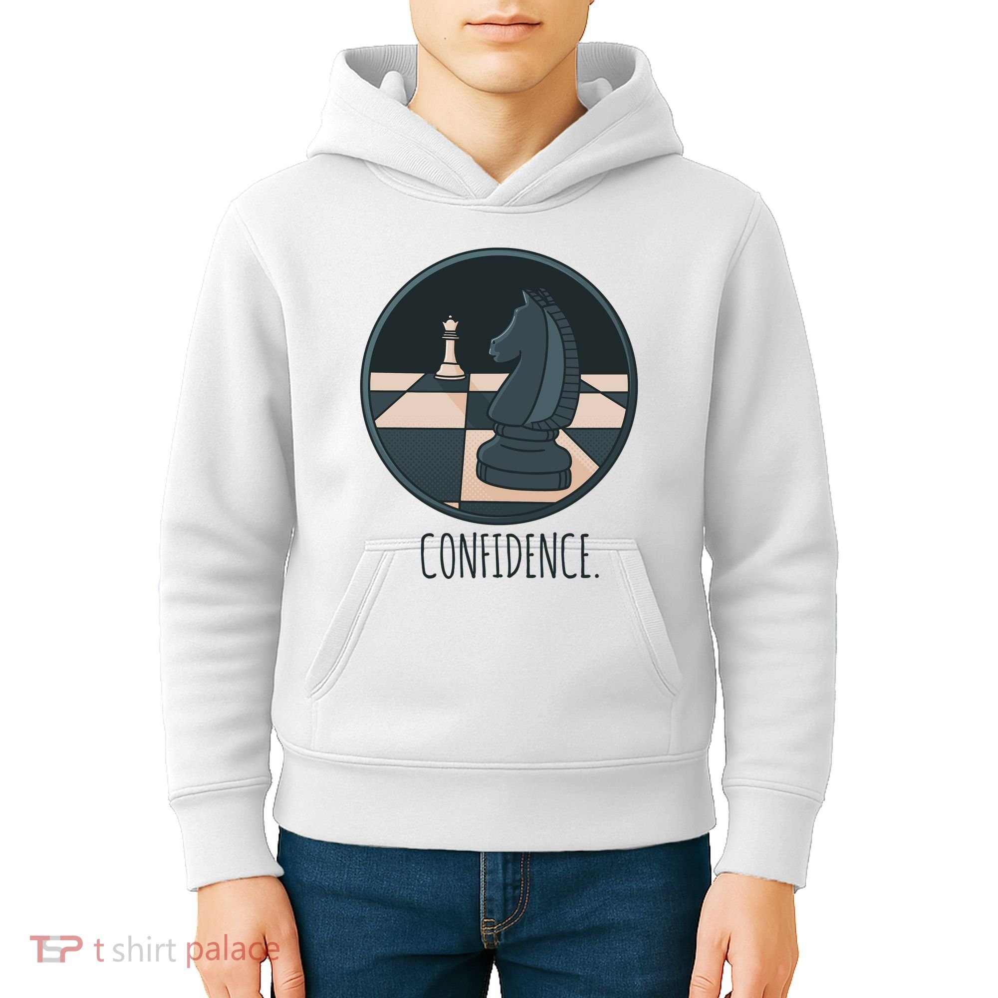 Confidence Chess Kids Hoodie