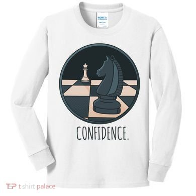 Confidence Chess Kids Long Sleeve Shirt