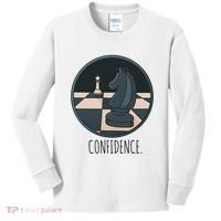 Confidence Chess Kids Long Sleeve Shirt thumb 0