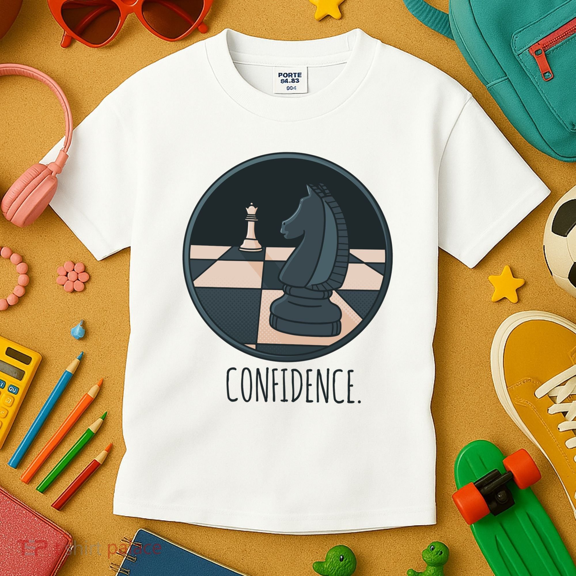 Confidence Chess Kids T-Shirt