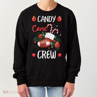 Candy Cane Crew Christmas Xmas Women's Sweatshirt
