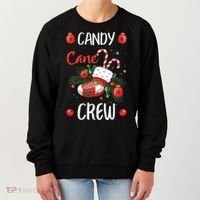 Candy Cane Crew Christmas Xmas Women's Sweatshirt thumb 0