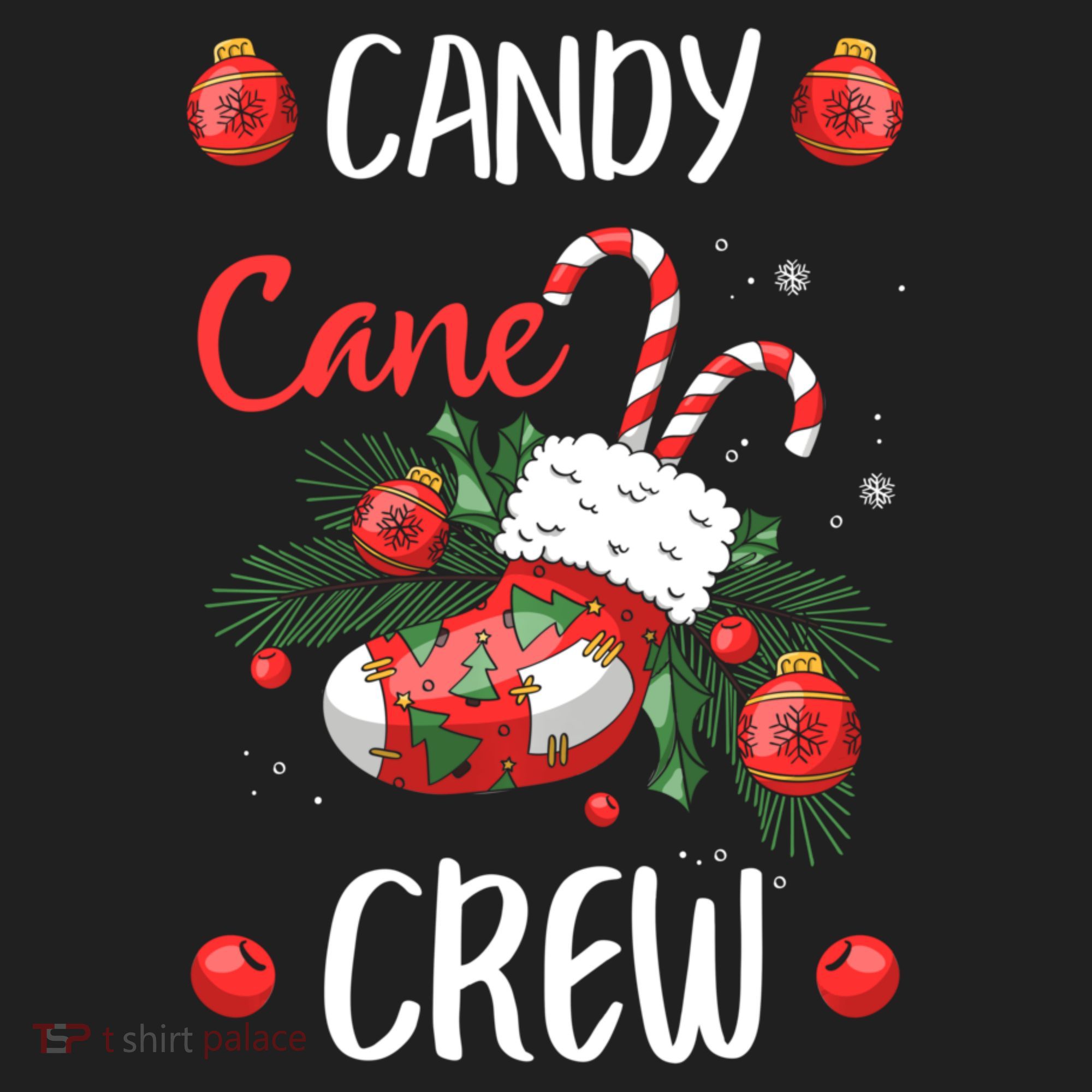 Candy Cane Crew Christmas Xmas Beanie