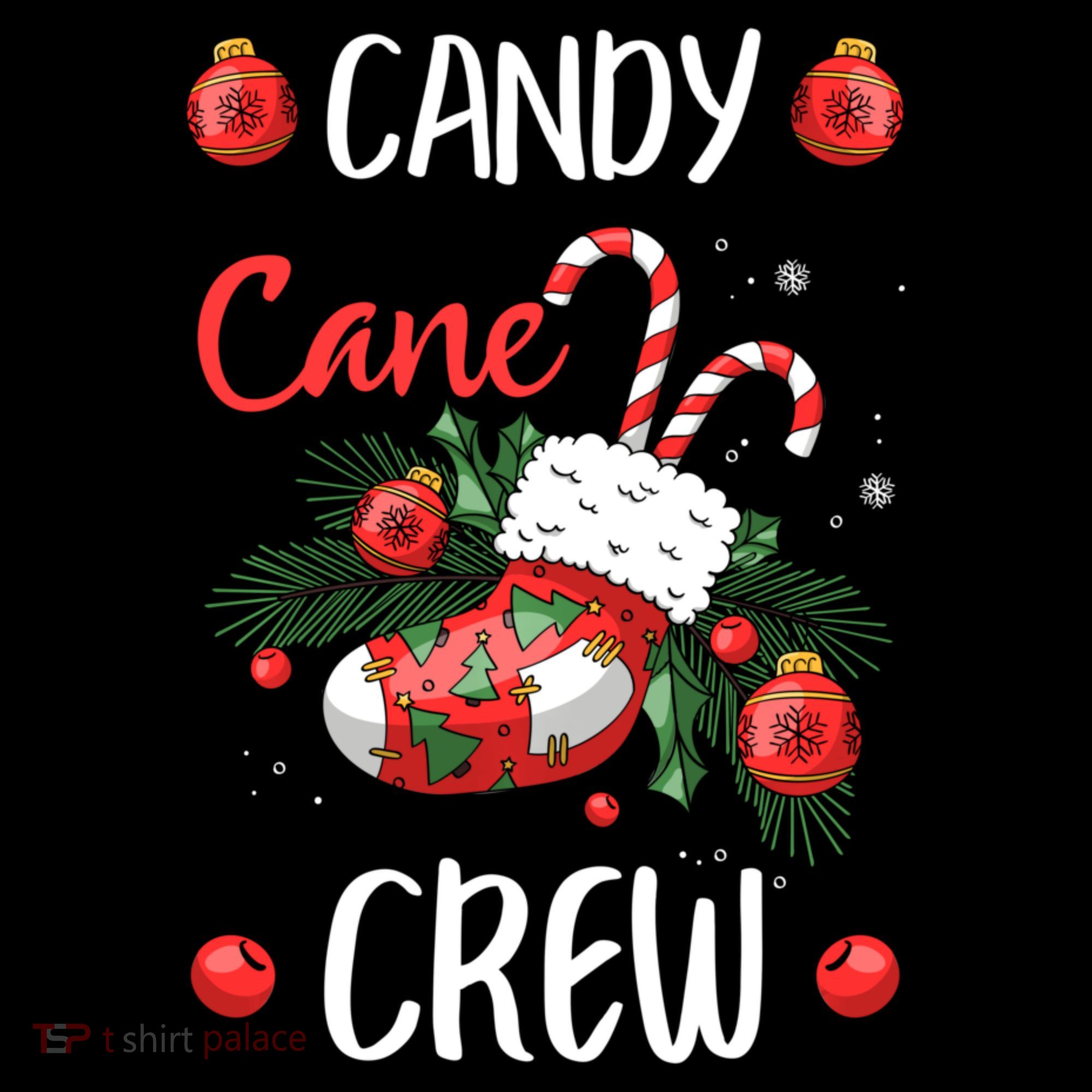 Candy Cane Crew Christmas Xmas Women's Hoodie