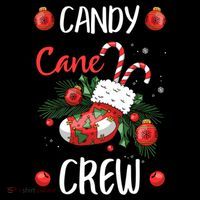 Candy Cane Crew Christmas Xmas Tank Top thumb 6