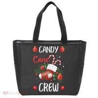 Candy Cane Crew Christmas Xmas Tote Bag thumb 0