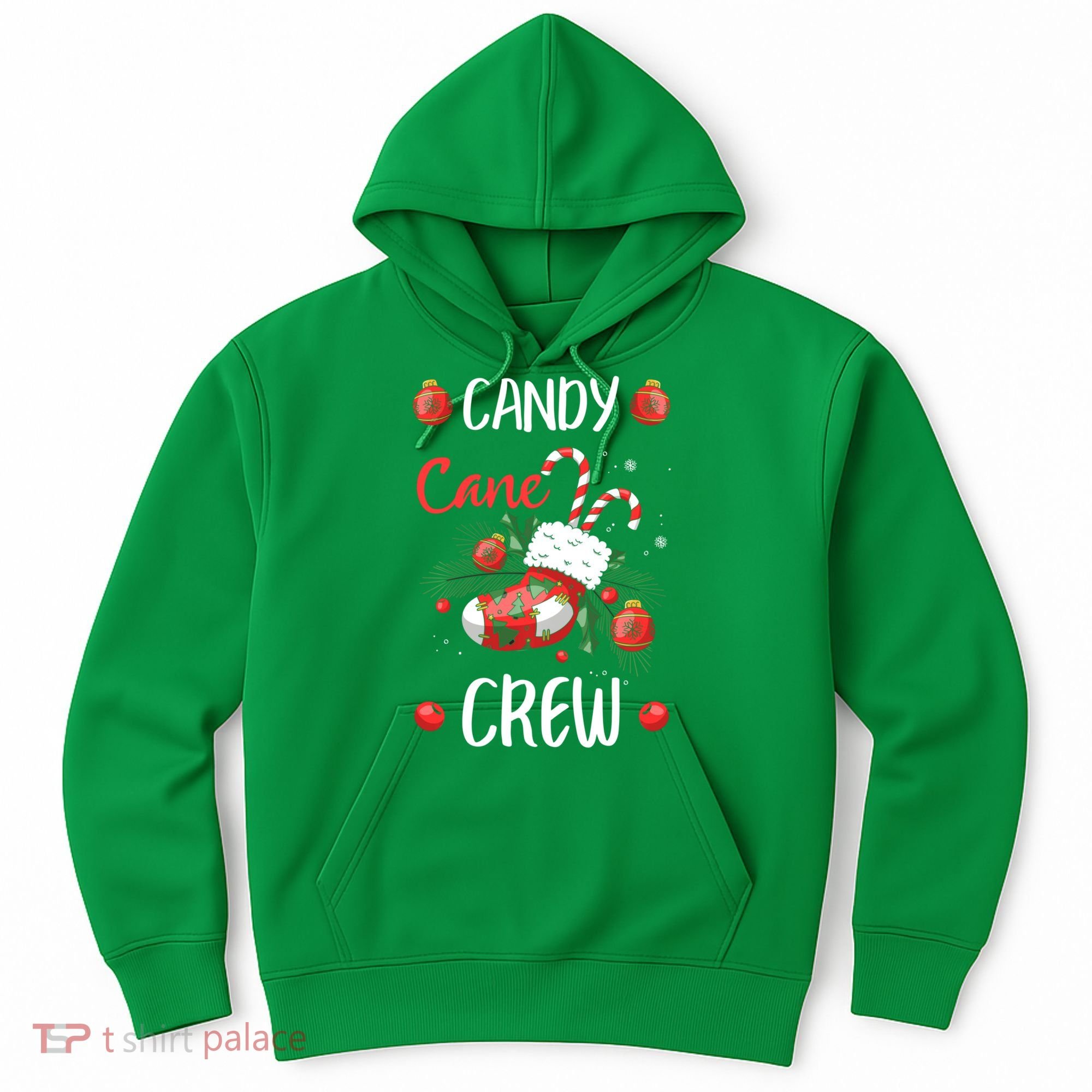 Candy Cane Crew Christmas Xmas Hoodie