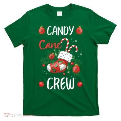 Candy Cane Crew Christmas Xmas T-Shirt