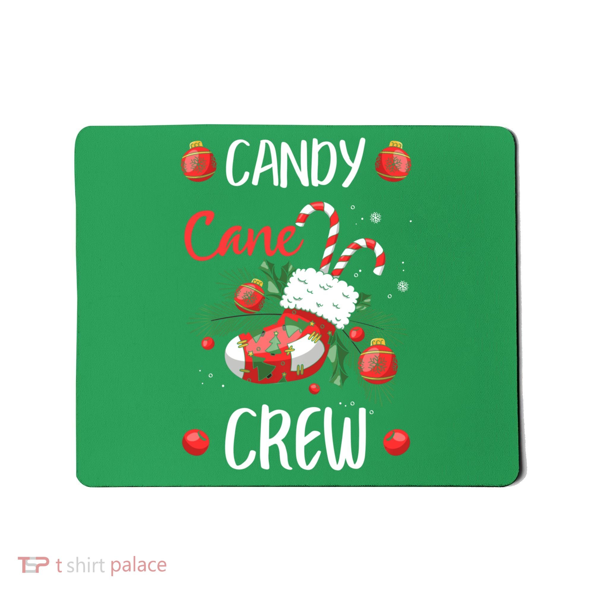 Candy Cane Crew Christmas Xmas Mousepad