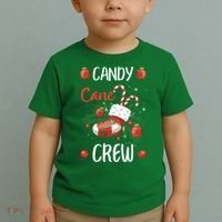 Candy Cane Crew Christmas Xmas Toddler T-Shirt thumb 2