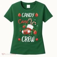 Candy Cane Crew Christmas Xmas Women's T-Shirt thumb 0