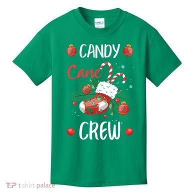 Candy Cane Crew Christmas Xmas Kids T-Shirt