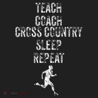 Cross Country Coach Teacher Funny Sports Beanie thumb 2
