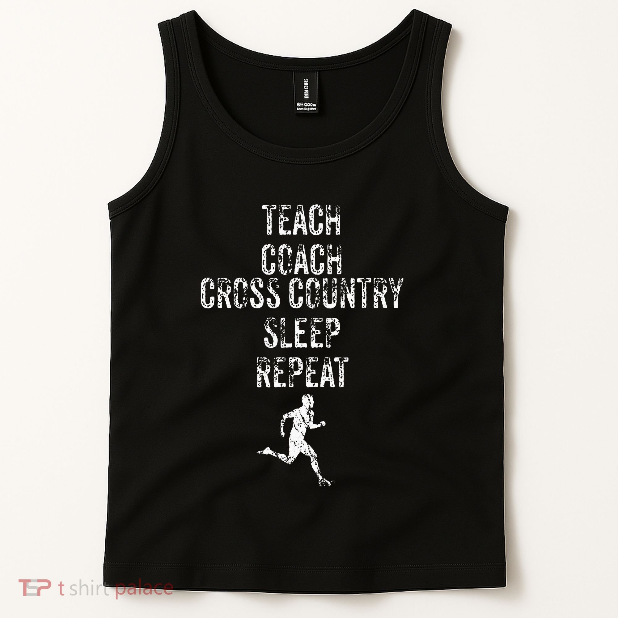 Cross Country Coach Teacher Funny Sports Tank Top