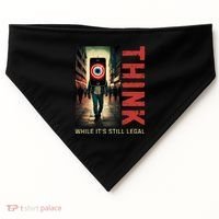 Conservative Cancel Culture Think While Its Still Legal USA-Made Doggie Bandana thumb 0