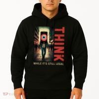 Conservative Cancel Culture Think While Its Still Legal Hoodie thumb 2
