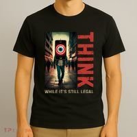 Conservative Cancel Culture Think While Its Still Legal T-Shirt thumb 3
