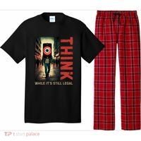 Conservative Cancel Culture Think While Its Still Legal Pajama Set thumb 0