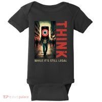 Conservative Cancel Culture Think While Its Still Legal Baby Bodysuit thumb 0