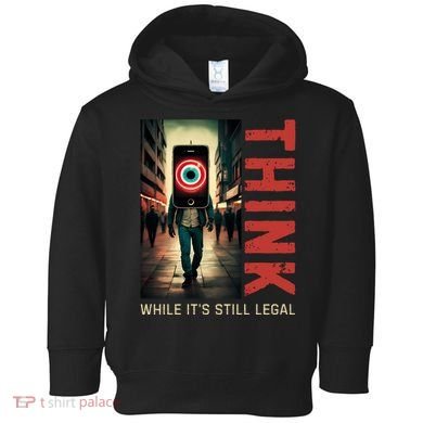 Conservative Cancel Culture Think While Its Still Legal Toddler Hoodie
