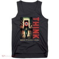 Conservative Cancel Culture Think While Its Still Legal Tank Top thumb 0