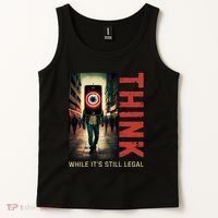 Conservative Cancel Culture Think While Its Still Legal Tank Top thumb 2