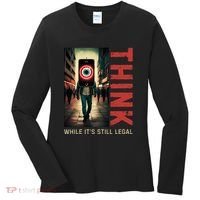 Conservative Cancel Culture Think While Its Still Legal Women's Long Sleeve Shirt thumb 0