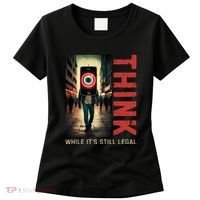 Conservative Cancel Culture Think While Its Still Legal Women's T-Shirt thumb 0