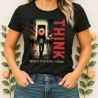 Conservative Cancel Culture Think While Its Still Legal Women's T-Shirt thumb 2