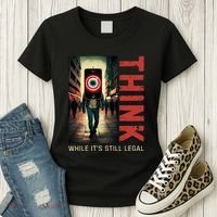 Conservative Cancel Culture Think While Its Still Legal Women's T-Shirt thumb 3