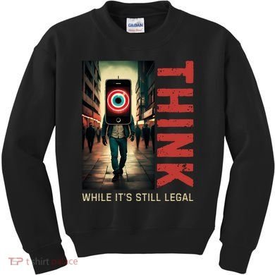Conservative Cancel Culture Think While Its Still Legal Kids Sweatshirt