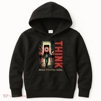 Conservative Cancel Culture Think While Its Still Legal Kids Hoodie thumb 0