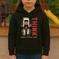Conservative Cancel Culture Think While Its Still Legal Kids Hoodie thumb 3