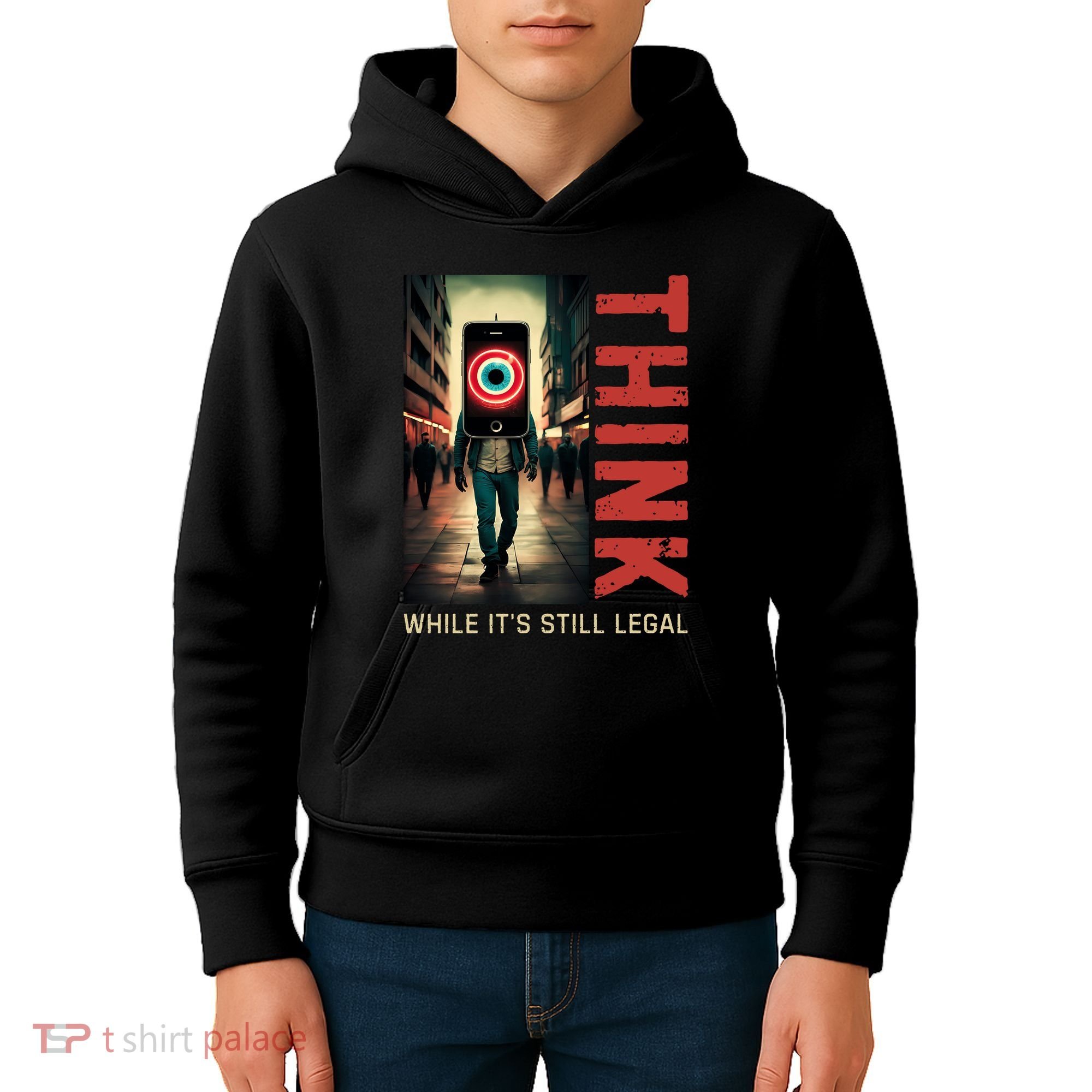 Conservative Cancel Culture Think While Its Still Legal Kids Hoodie