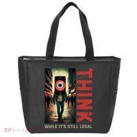 Conservative Cancel Culture Think While Its Still Legal Tote Bag thumb 0