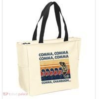 Comma Comma Chameleon Funny Grammar English Teacher Tote Bag thumb 2