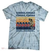 Comma Comma Chameleon Funny Grammar English Teacher Tie-Dye T-Shirt thumb 0
