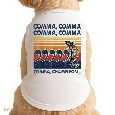Comma Comma Chameleon Funny Grammar English Teacher Doggie Tank