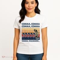 Comma Comma Chameleon Funny Grammar English Teacher Women's T-Shirt thumb 4