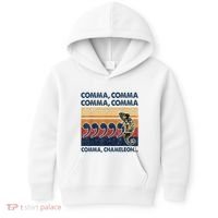 Comma Comma Chameleon Funny Grammar English Teacher Kids Hoodie thumb 0
