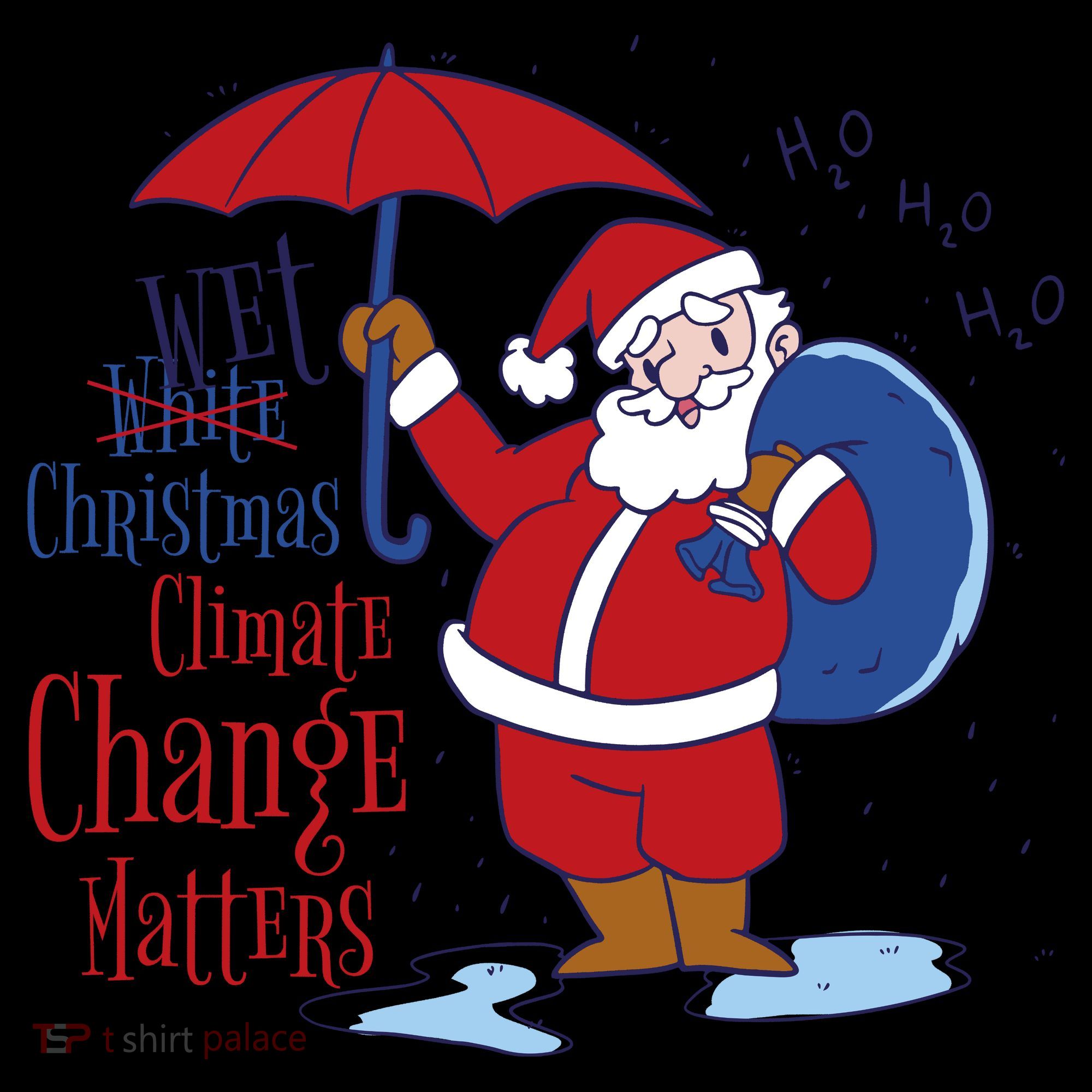 Climate Change Christmas Coaster