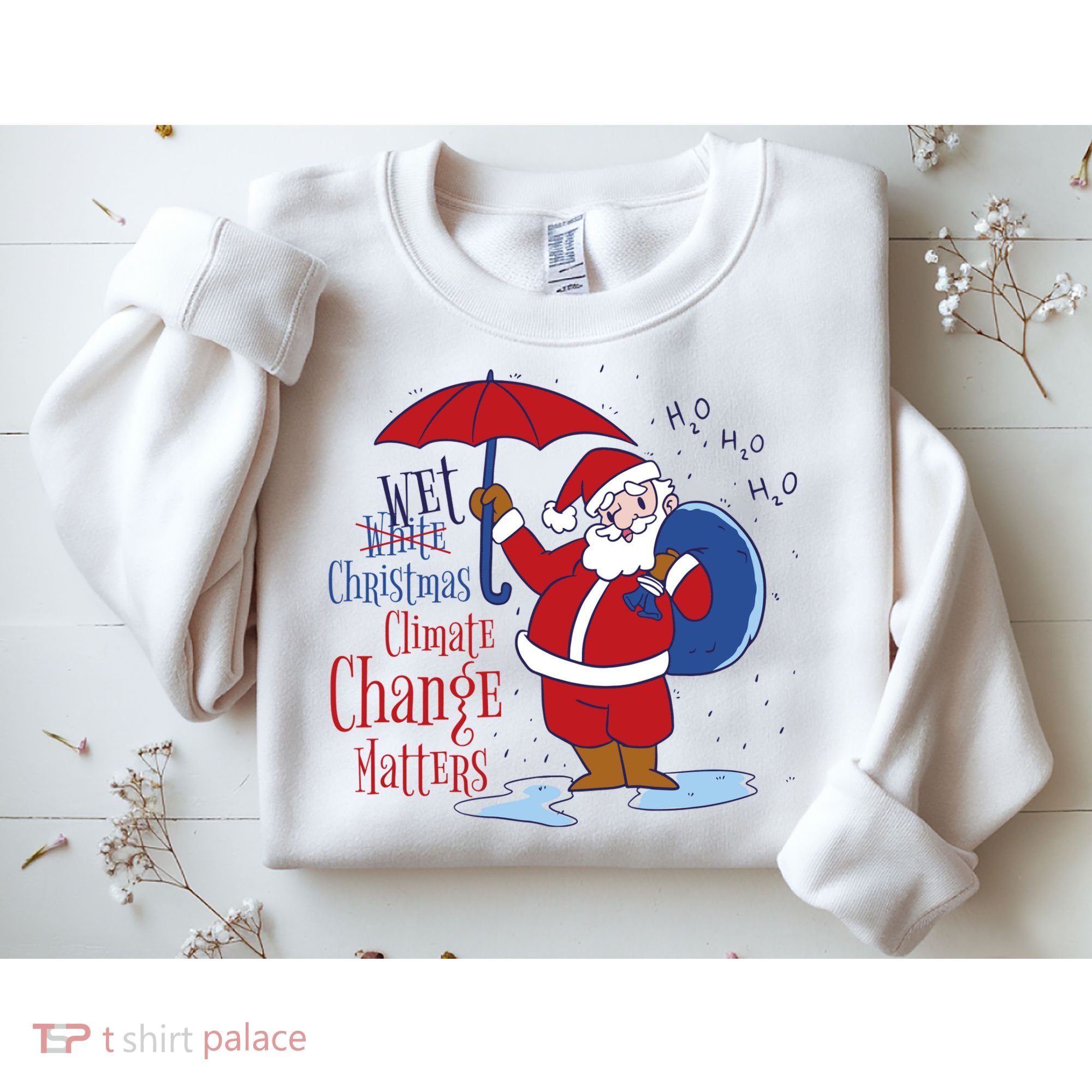 Climate Change Christmas Sweatshirt