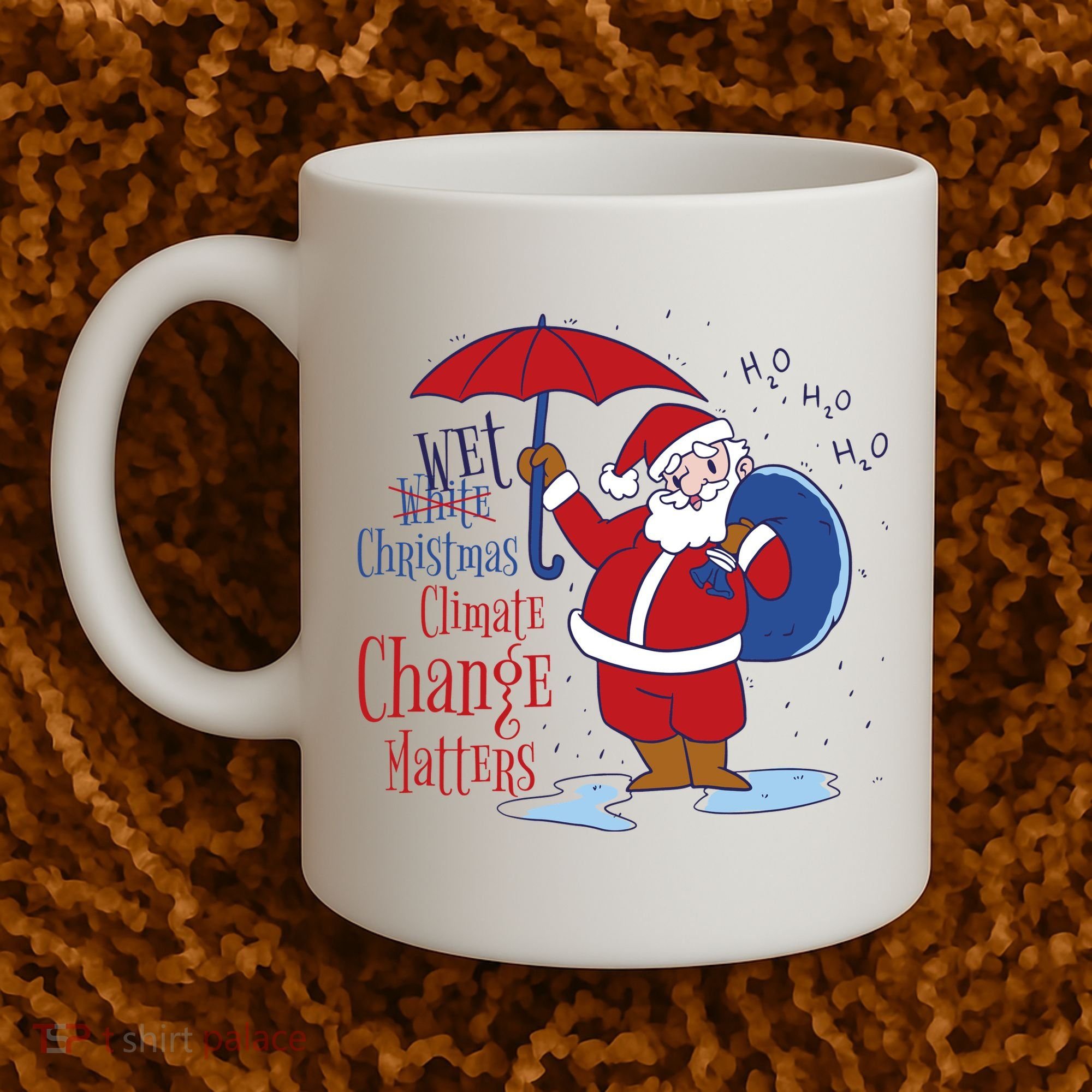 Climate Change Christmas Coffee Mug