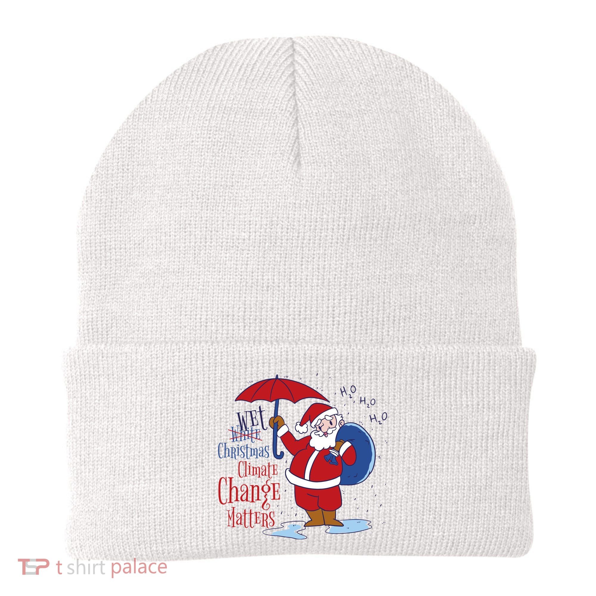 Climate Change Christmas Beanie