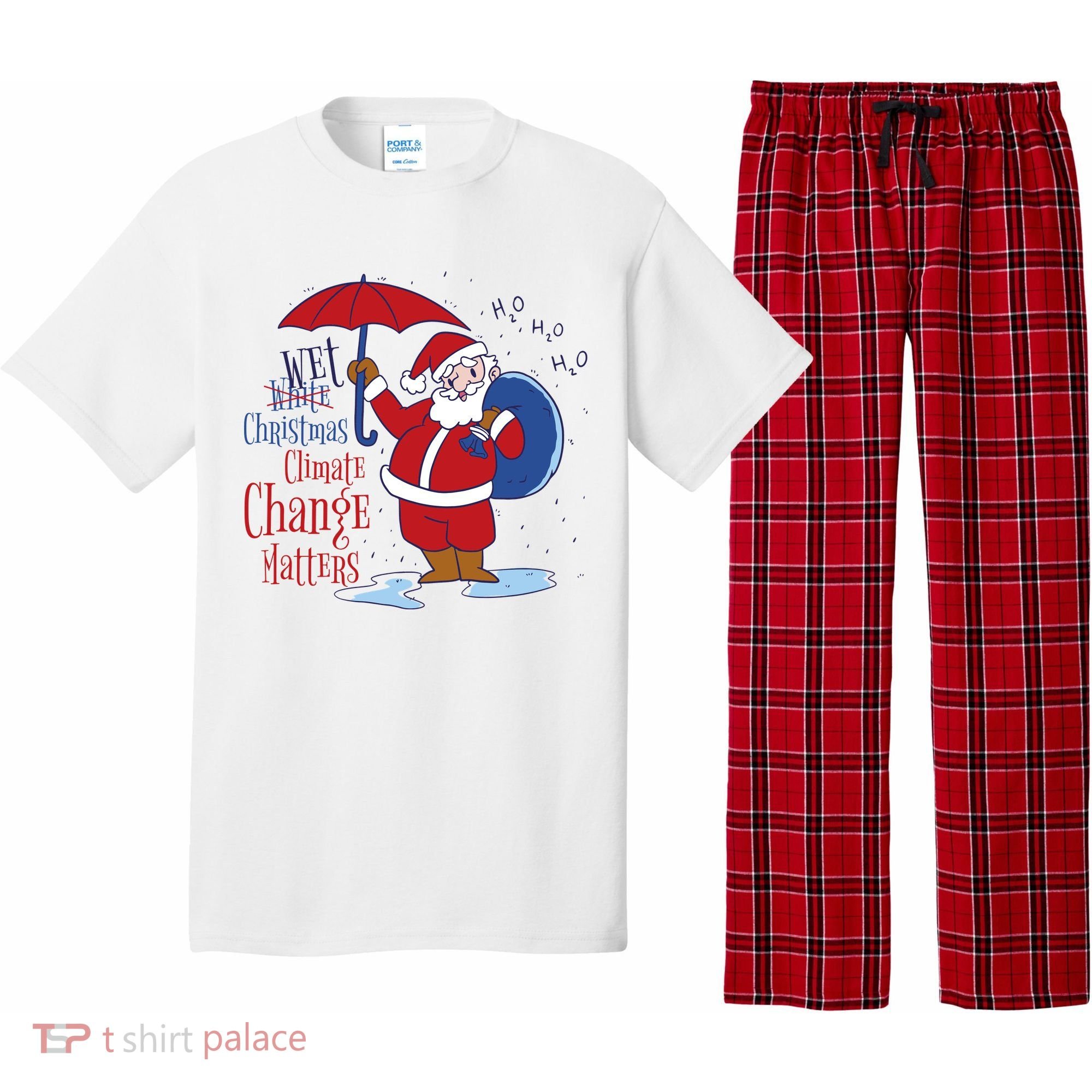 Climate Change Christmas Pajama Set