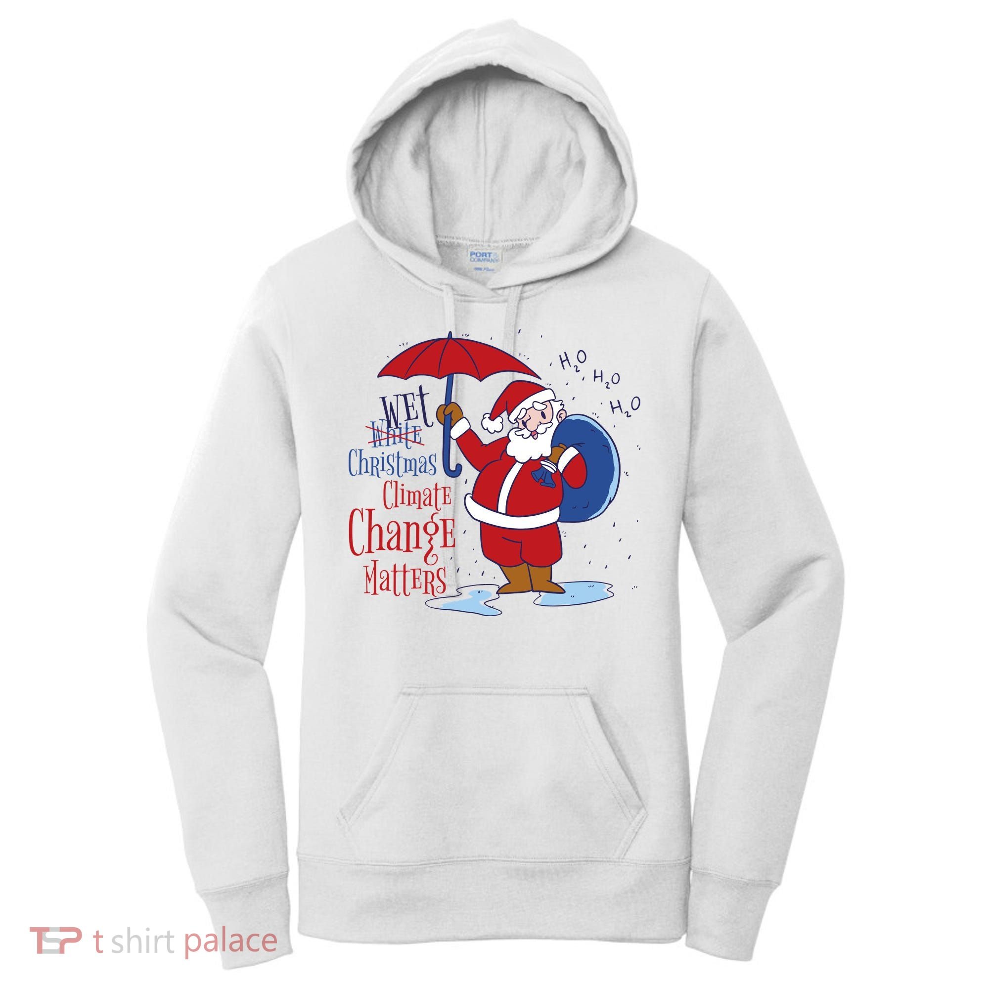 Climate Change Christmas Women's Hoodie