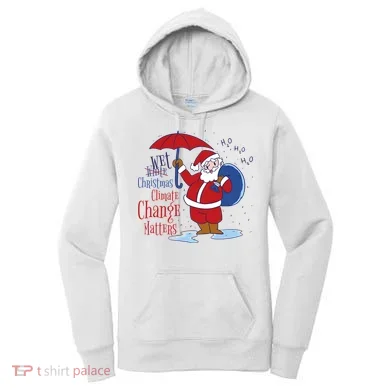 Climate Change Christmas Women's Hoodie